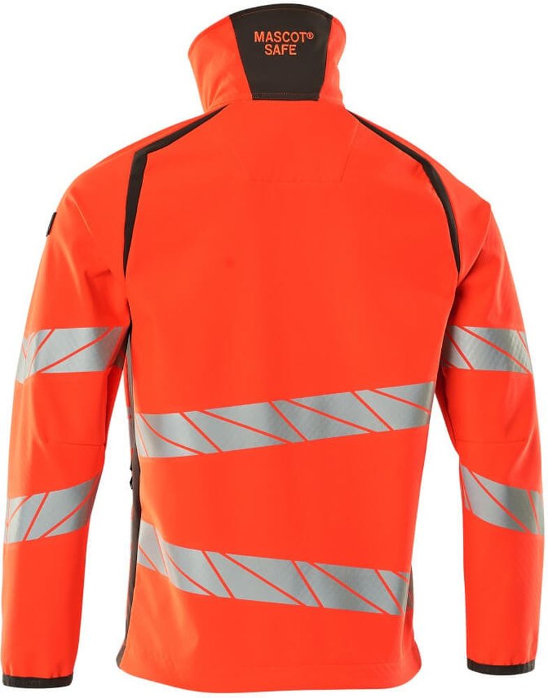 MascotSoftshellJackeAccelerateSafe19002-143Hi-visRotDunkelanthrazit-XXL