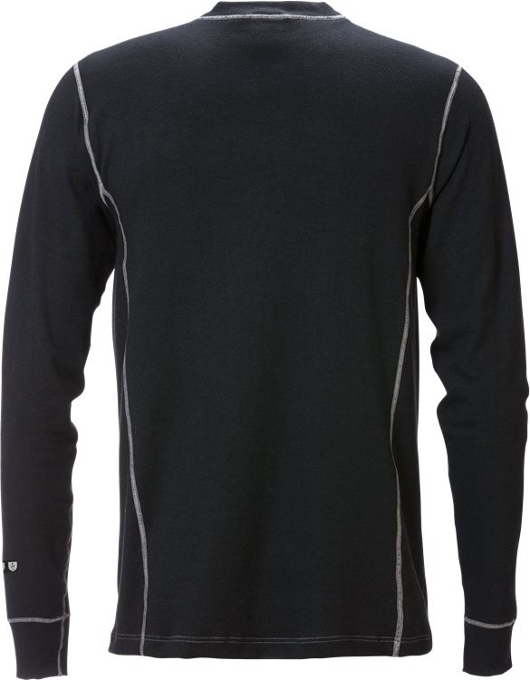 FristadsLongsleeveFlamestatT-ShirtLangarm7026MOFSchwarz