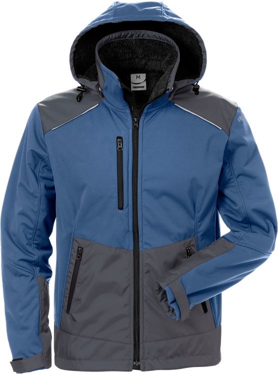 FristadsSoftshell-Winterjacke4060CFJBlauGrau