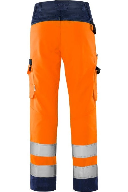 FristadsHighVisGreenHoseDamenKl22642GPLUWarnschutz-OrangeMarine