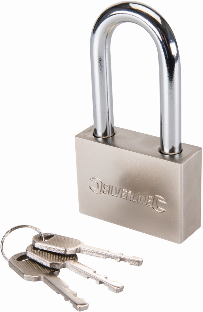SilverlineVorhngeschlsserStahl-VorhngeschlossmitlangemBgel