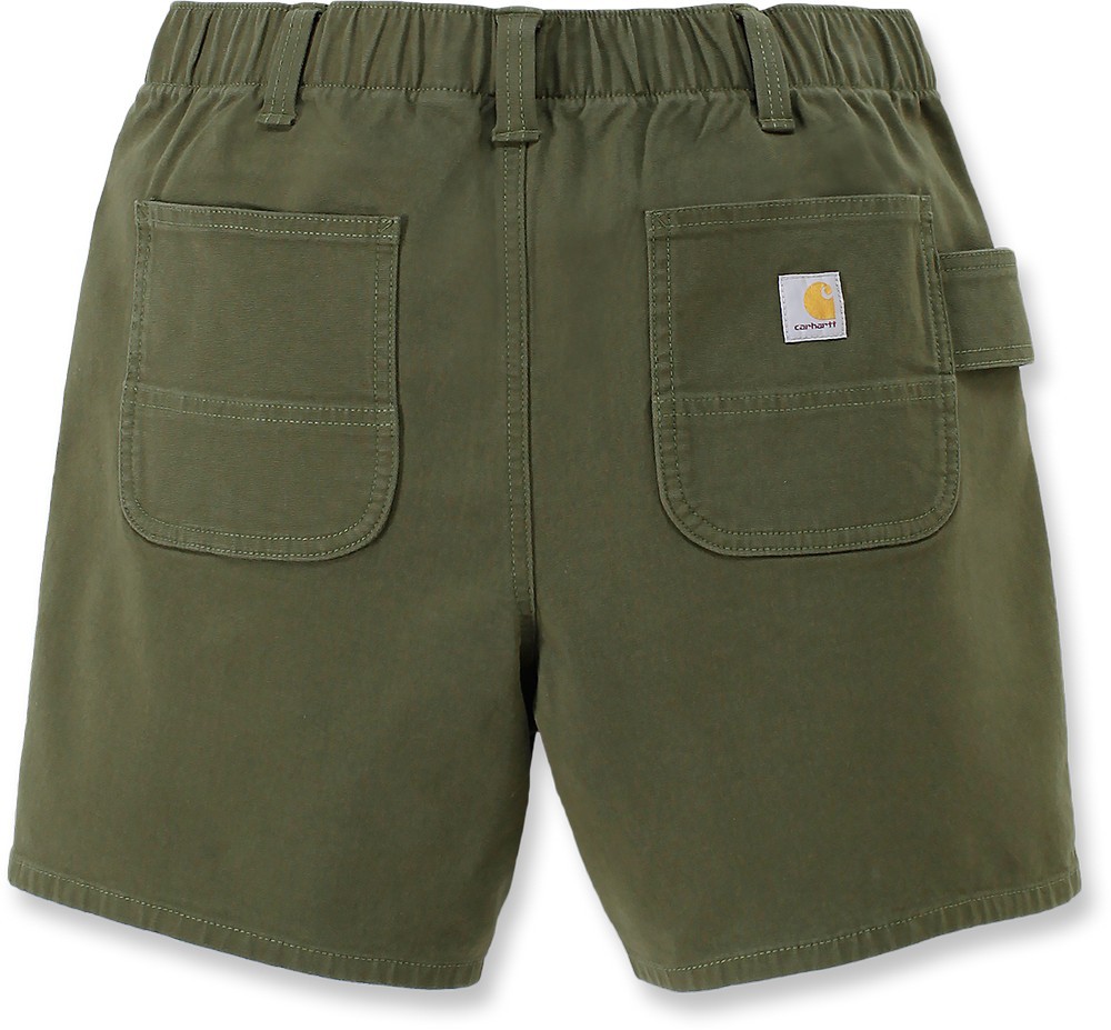 CarharttDamenShortsRelaxedFitCanvasWorkShortBasil