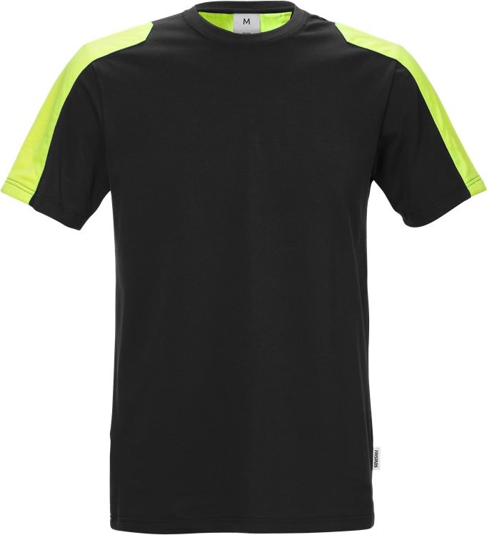 FristadsKurzarmT-ShirtStretch-T-Shirt7447RTTSchwarz