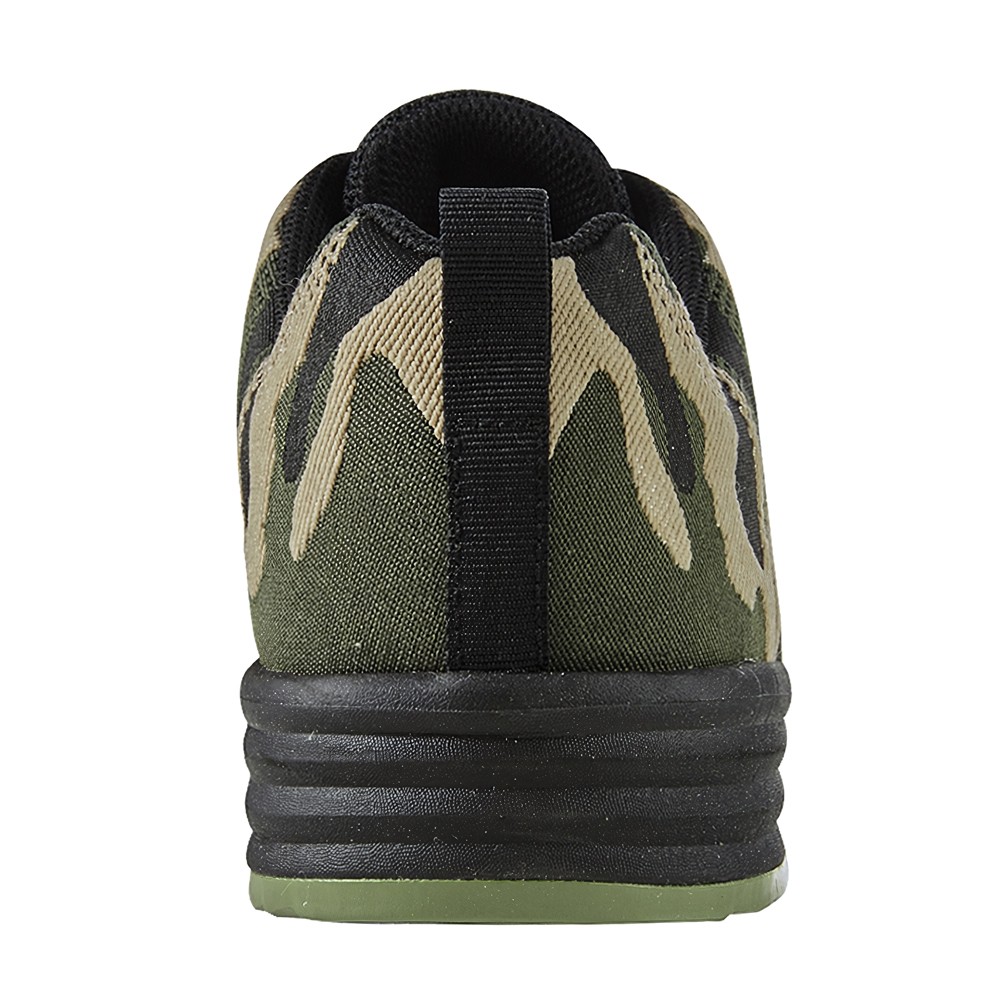RUNNEXS3-SicherheitshalbschuhSportStarOlivSchwarzBeige
