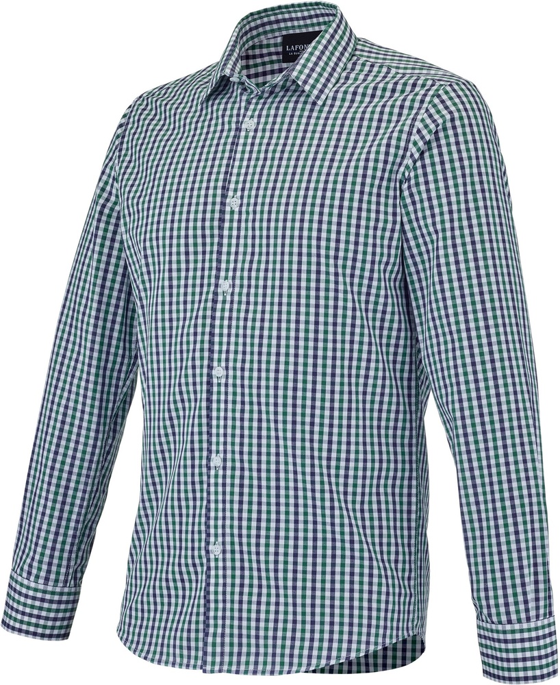 LafontHemdRampalFOR18870GreenNavyCheck-XXL