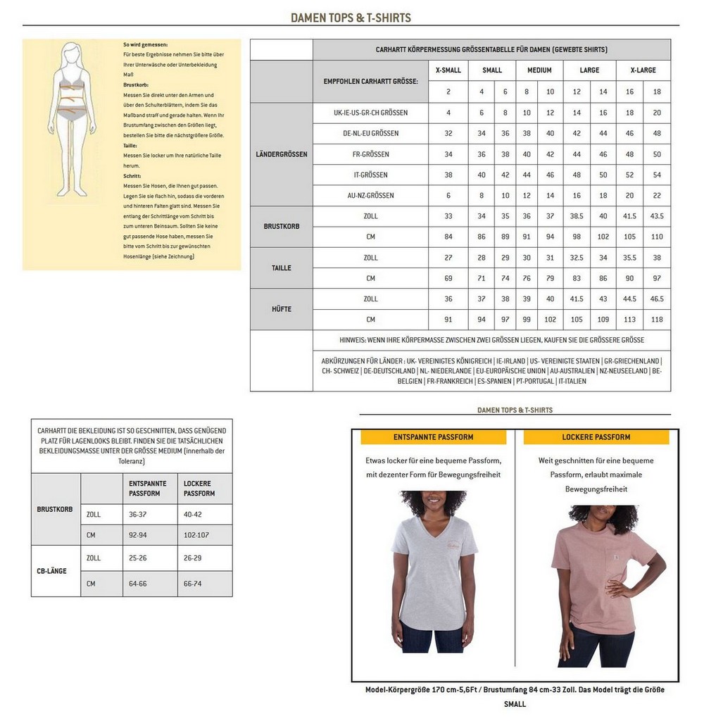 CarharttDamenWorkwPocketSST-ShirtSable