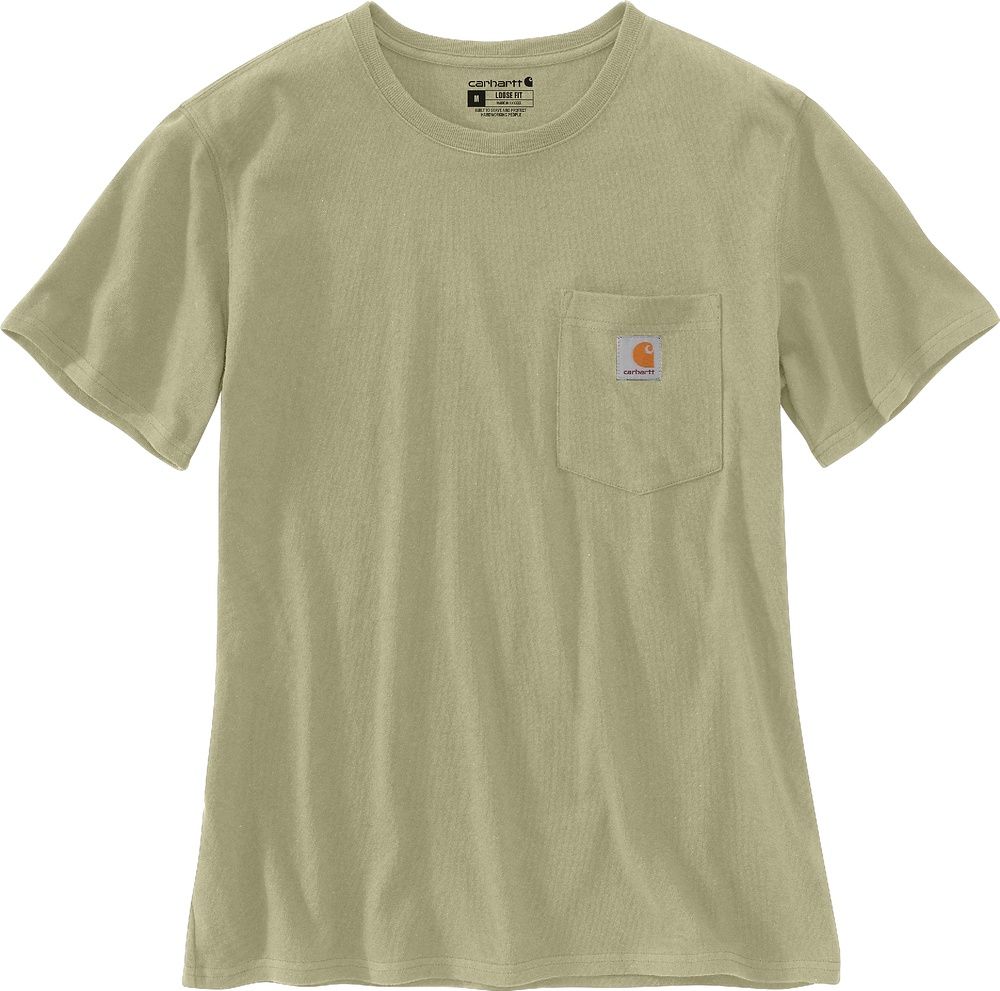 CarharttDamenWorkwPocketSST-Shirt103067DriedClay-XS