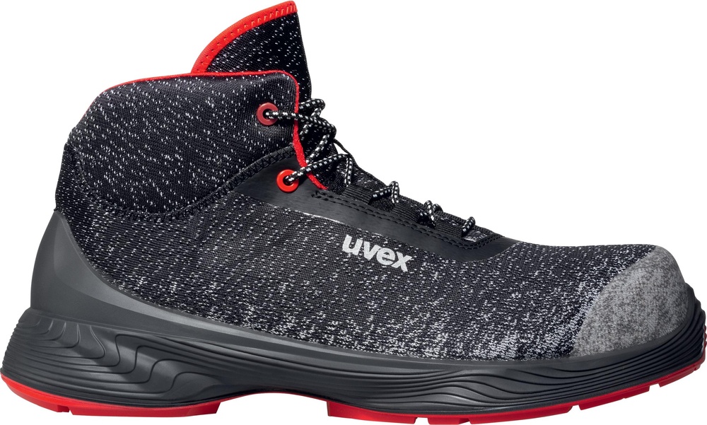 UvexSicherheitsschuhStiefel1G2SicherheitsstiefelS1SRC68539SchwarzRot-35Weite12
