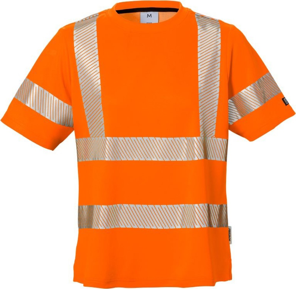 FristadsWarnschutzT-ShirtHighVisDamen-T-ShirtKl27458THVWarnschutz-Orange-XS