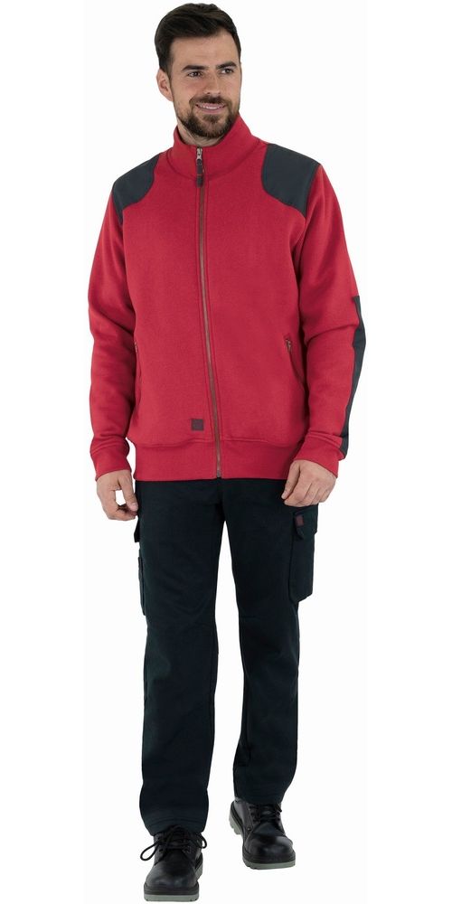 LafontSweatshirtBurnDFAST2RedCharcoal-XXL