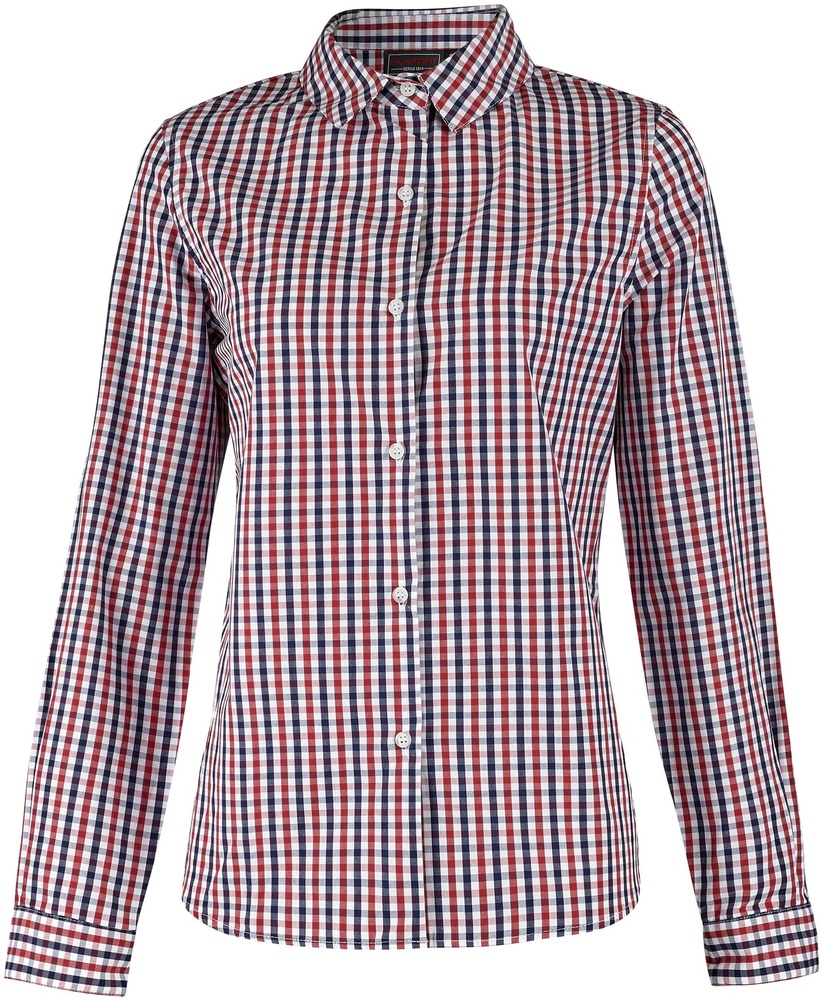 LafontBluseBellevilleFOT18870NavyRedCheck-XXL