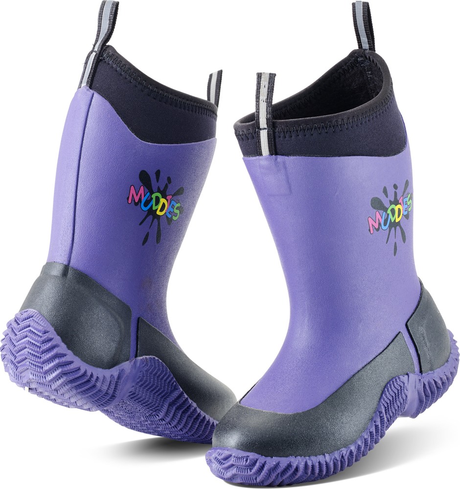 GrubsDamenKinderGummistiefelMuddiesIcicleWelliesPurple