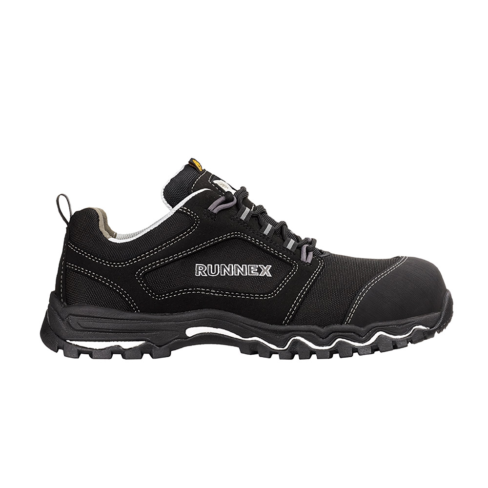 RUNNEXS3-ESD-SicherheitshalbschuhLightStarSchwarzWeiGrau