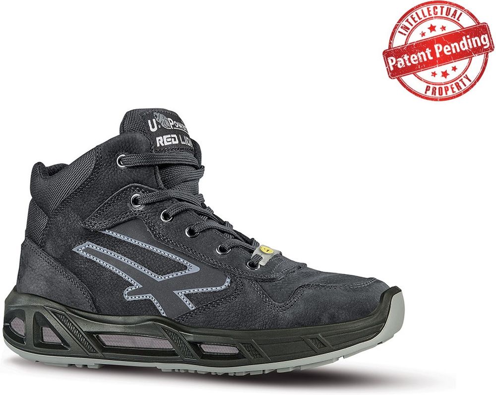 U-PowerSicherheitsschuheHochschuheLiftCarpetEsdS3CiSrcRC10013Schwarz-38