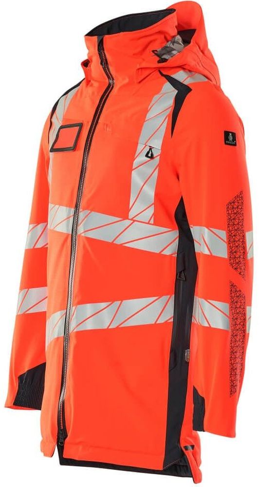 MascotParkaAccelerateSafe19030-449Hi-visRotSchwarzblau-XXL