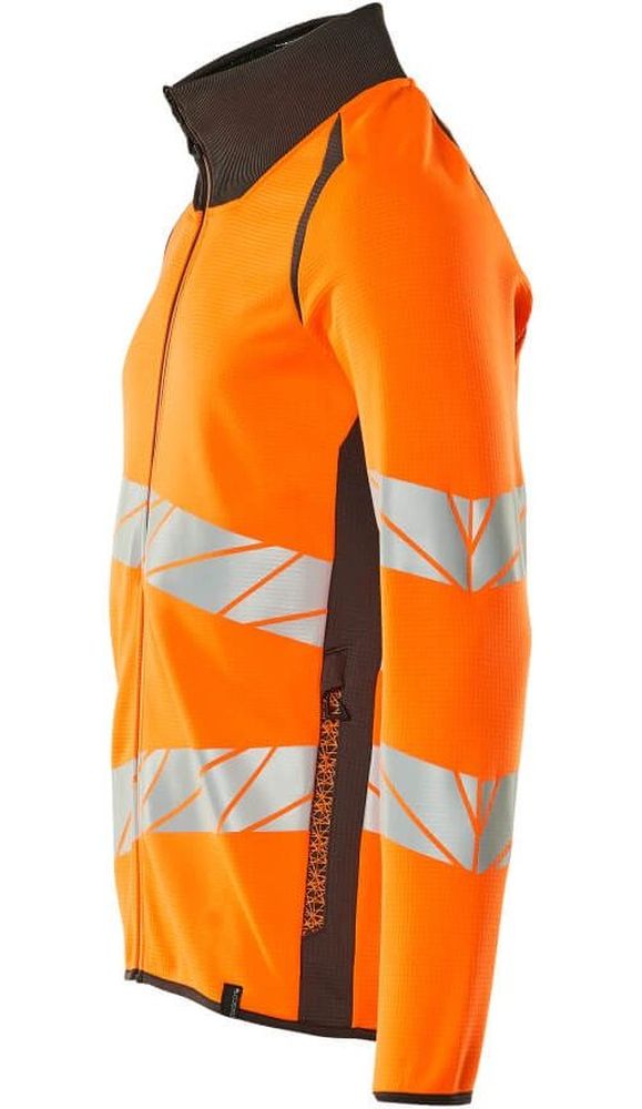 MascotSweatshirtmitReiverschlussAccelerateSafe19184-781Hi-visOrangeDunkelanthrazit-XXL