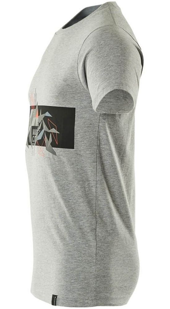 MascotT-ShirtAccelerateSafe19182-965Grau-meliertHi-visRot-XXL