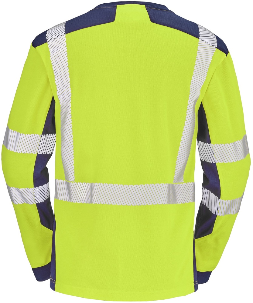 CepovettLangarm-ShirtFluoSafeXp9T85FluoYellowNavy-XXL