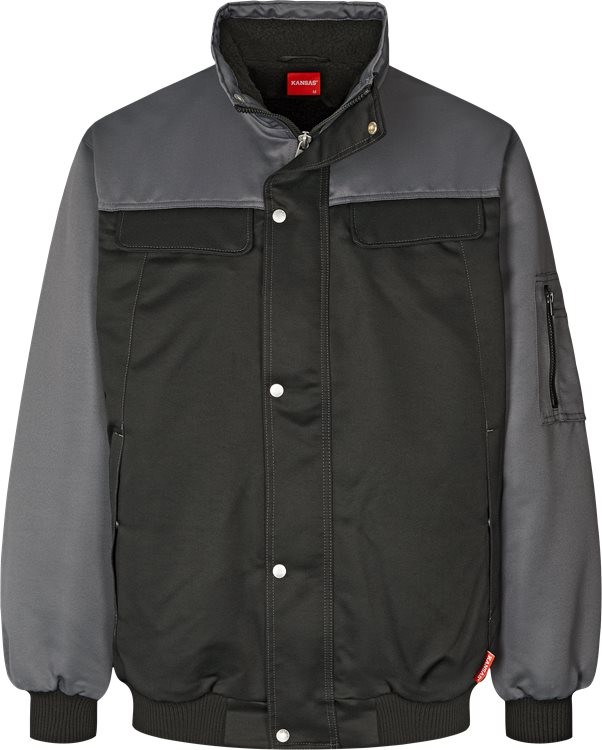 KansasWinterjackeIconTwoWinterPilotenjacke4813PPSchwarzGrau