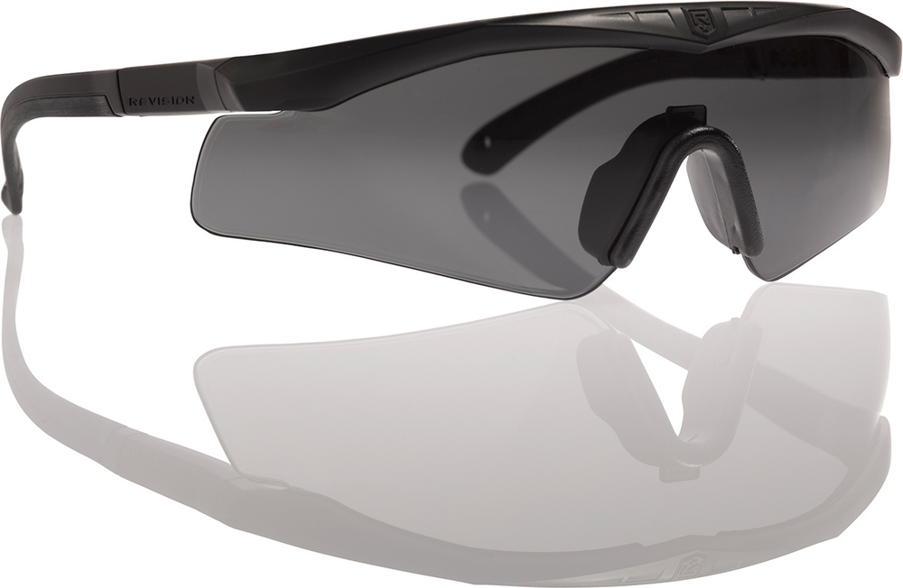 RevisionSchutzglasSawflyLegacyMax-Wrap-SmokeClearLens4-0151-0309Black-S