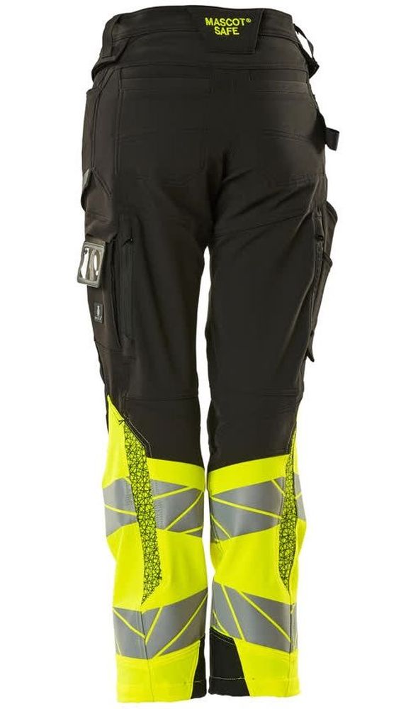 MascotDamenHosemitKnietaschenAccelerateSafe19178-511SchwarzHi-visGelb-C3476