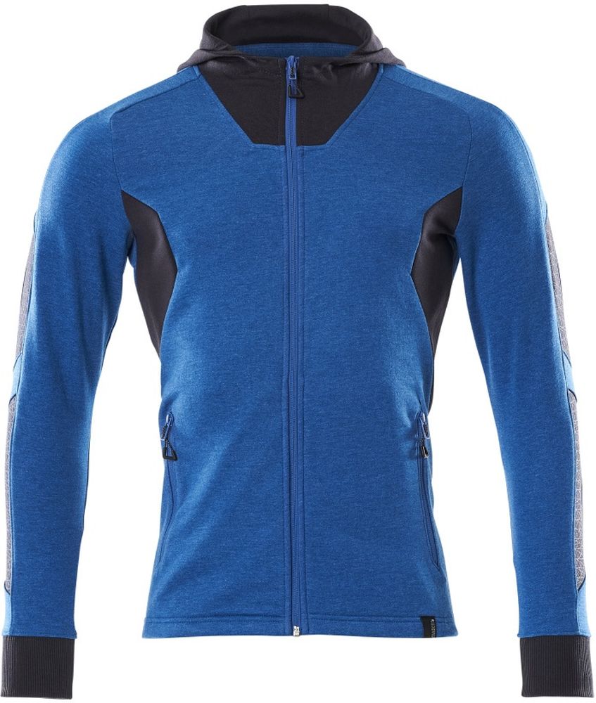 MascotKapuzensweatshirtmitReiverschlussAccelerate18584-962AzurblauSchwarzblau-XXL