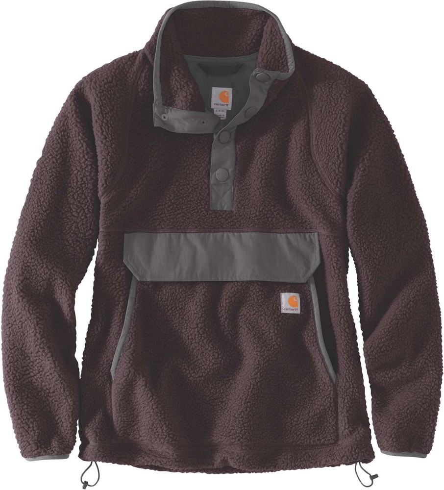 CarharttDamenRelaxedFitFleecePulloverBlackberryHeather