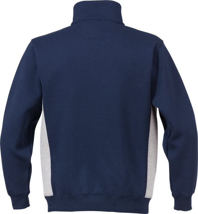 FristadsSweatshirtmithalbemZipperAcodeZipper-Sweatshirt1705DFMarineDunkelgrau