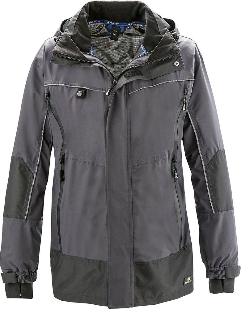 4PROTECTWetterschutz-JackePhilly3307GrauSchwarz-4XL