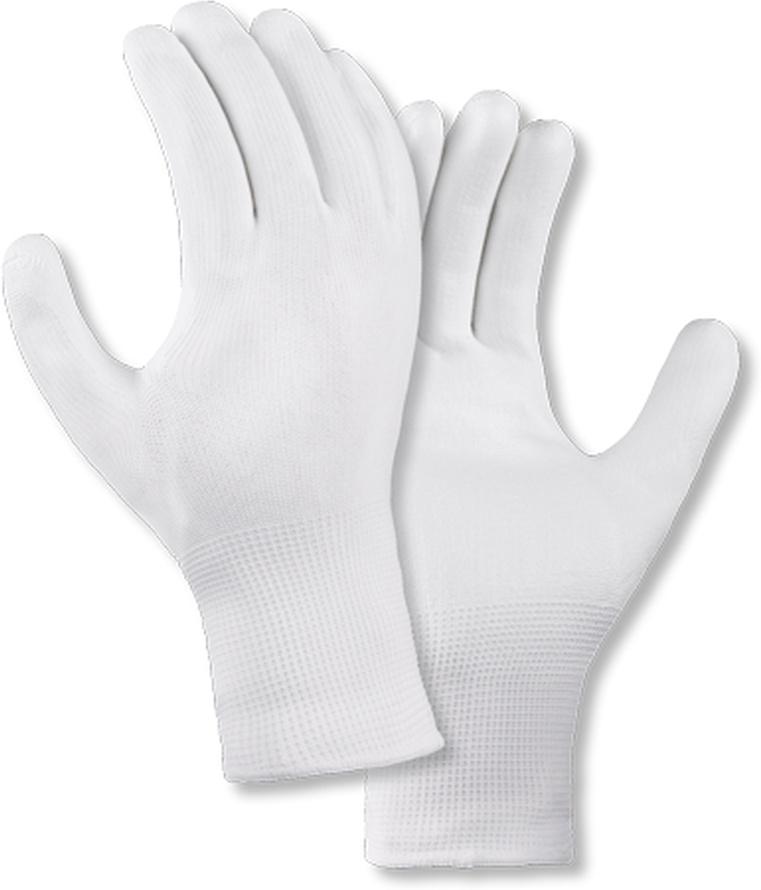 teXXorPolyester-StrickhandschuhePolyurethanBeschichtet12Stck2405WeiWei-6