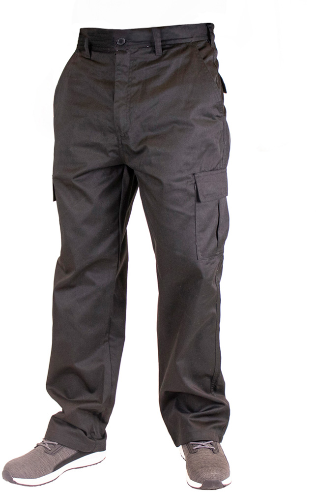 LeeCooperHoseLCPNT205MensWorkwearCargoTrouserBlack-W40-L31