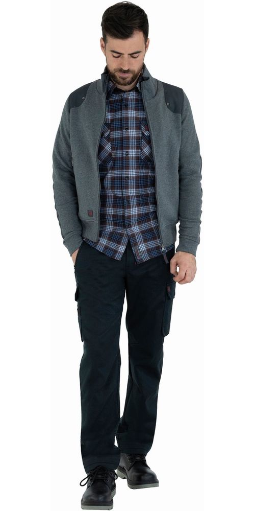 LafontSweatshirtBurnDFAST2FleckedGreyCharcoal-XXL