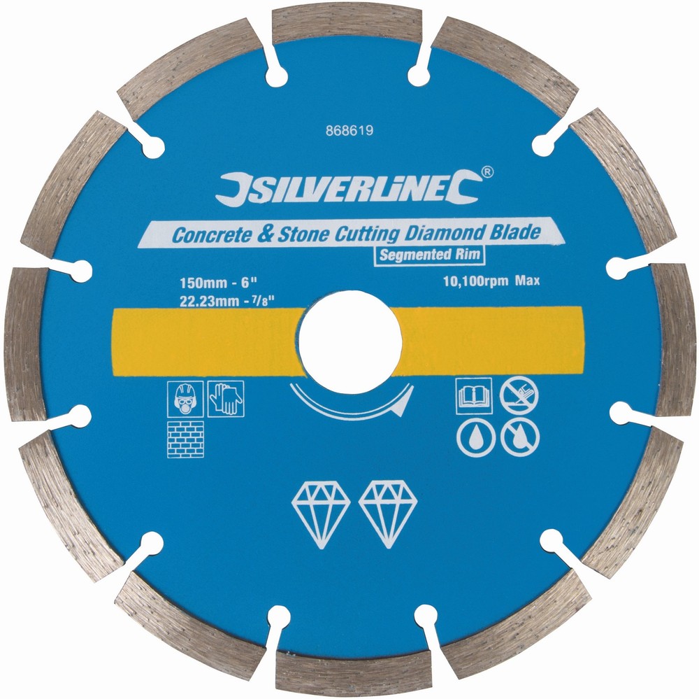 SilverlineSchleif-undTrennscheibenStein-undBeton-Diamanttrennscheibesegmentiert