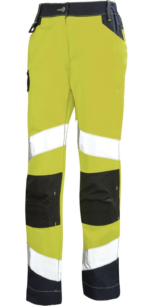 CepovettDamenHoseDamenFluoTech9E828267FluoYellowDarkBlue-XS