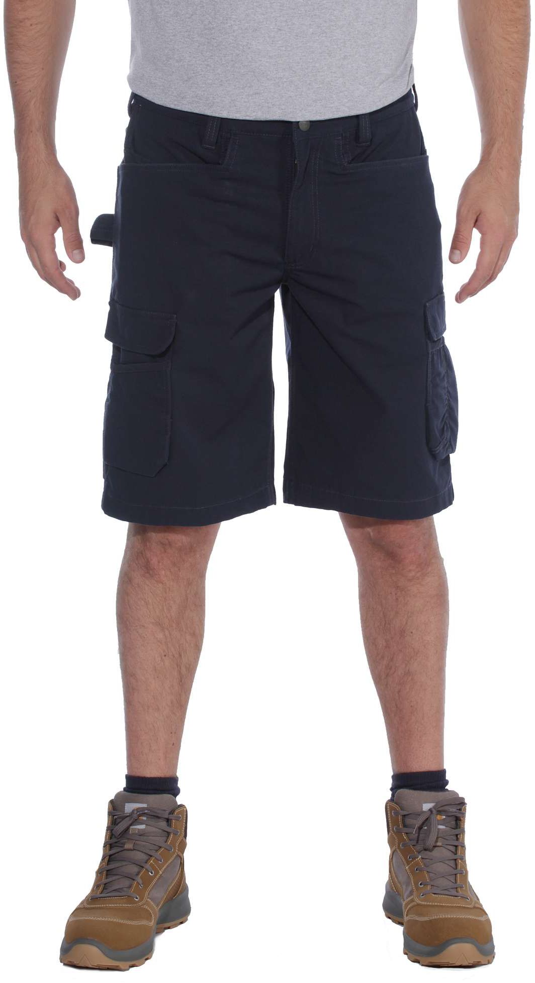 CarharttHerrenShortsSteelMultipocketShortNavy