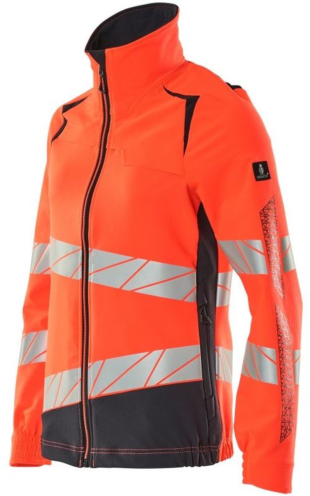 MascotDamenJackeAccelerateSafe19008-511Hi-visRotSchwarzblau-XXL