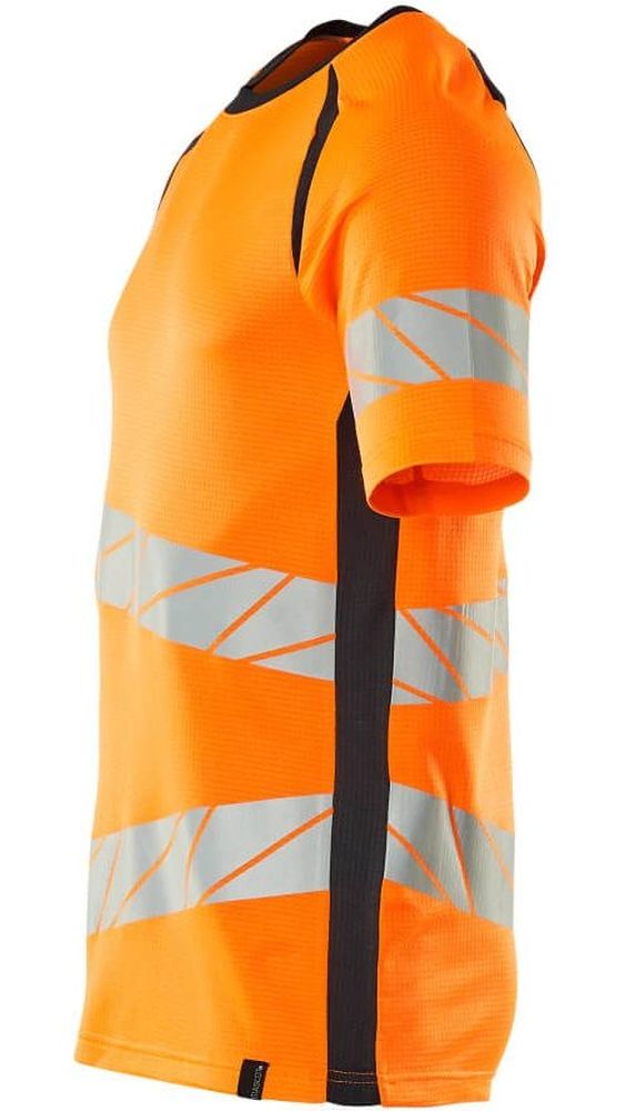 MascotT-ShirtAccelerateSafe19082-771Hi-visOrangeSchwarzblau-XXL