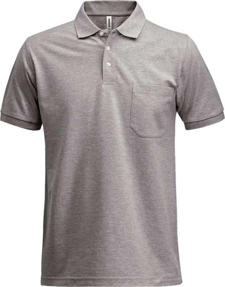 FristadsPoloshirtKurzarmAcodePoloshirt1721PIQGrauMelange-L