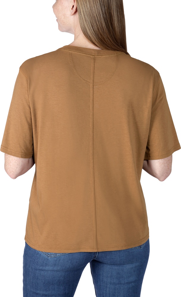 CarharttDamenLightweightSSCrewneckT-Shirt106122CarharttBrown-XS