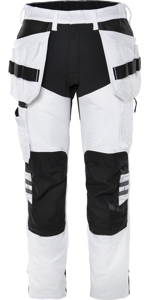 FristadsHandwerker-Stretchhose2760LWSWeiSchwarz-C42