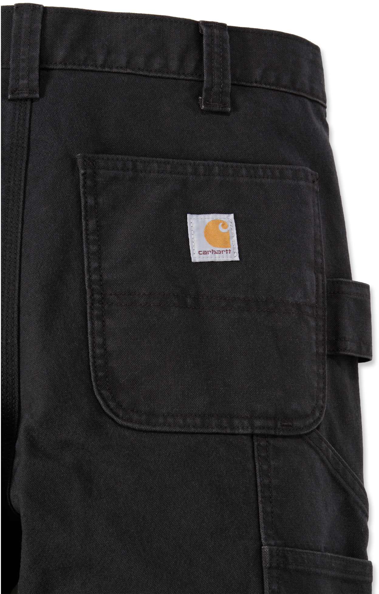 CarharttHerrenHoseStretchDuckDoubleFrontBlack