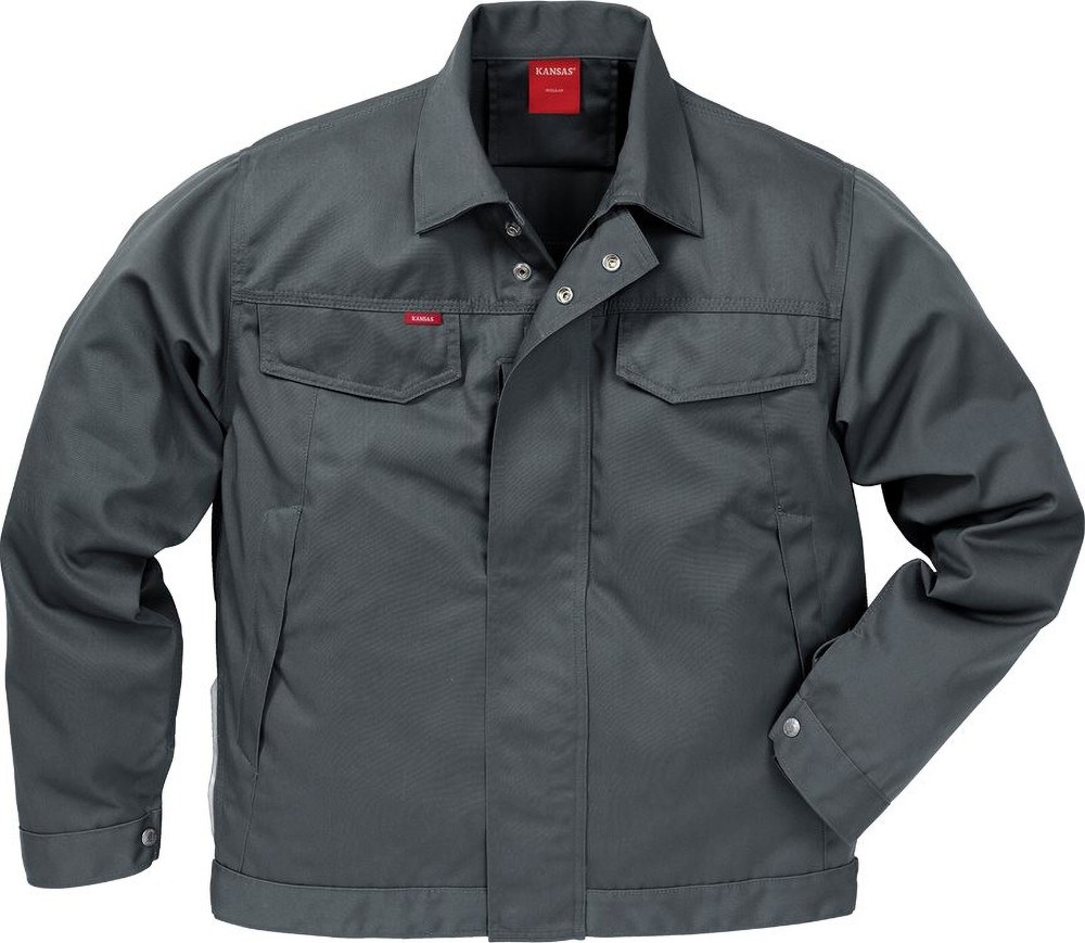KansasIndustrie-JackeIconOneBaumwoll-Jacke4111KCDunkelgrau-M