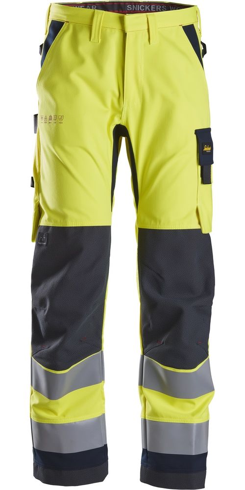SnickersWorkwearProtecWorkHigh-VisArbeitshoseKl26360Hv-Gelb-Navy-44