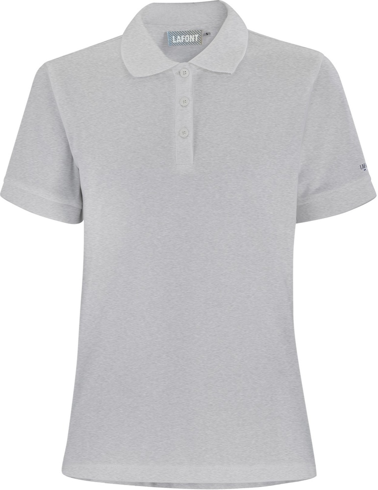 LafontPoloshirtBergamot9BRGFleckedGrey-XXL