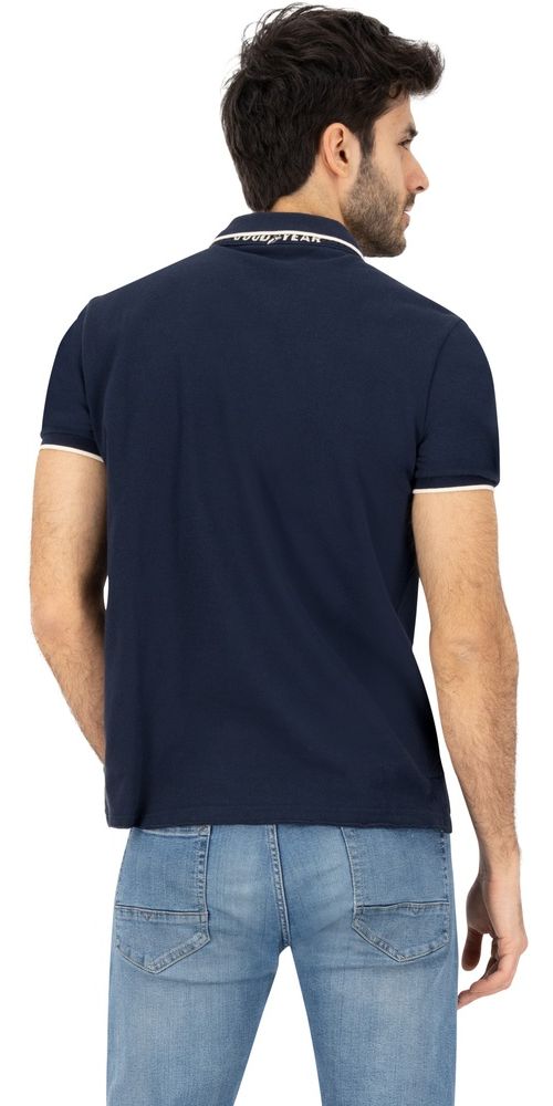 GoodyearFairbornPoloshirtschmalePassformNavy-XXL