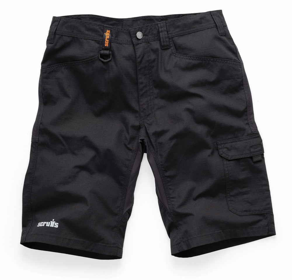 ScruffsArbeitsshortsShortsTradeFlex-Schwarz