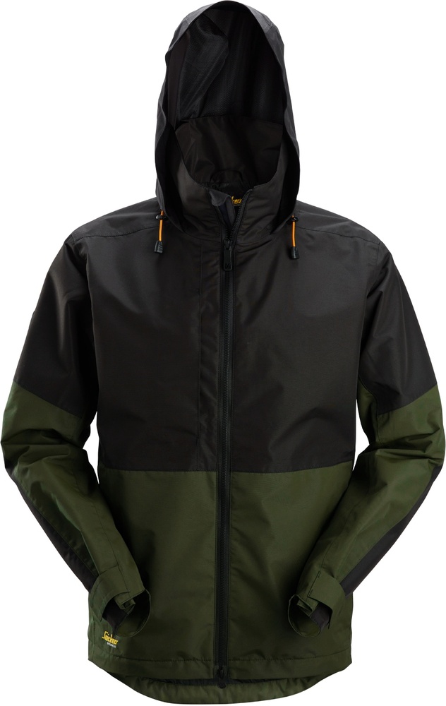 SnickersWorkwearAllroundWorkwasserdichteSoftshellArbeitsjacke1304Khaki-Grn-Sw-XS