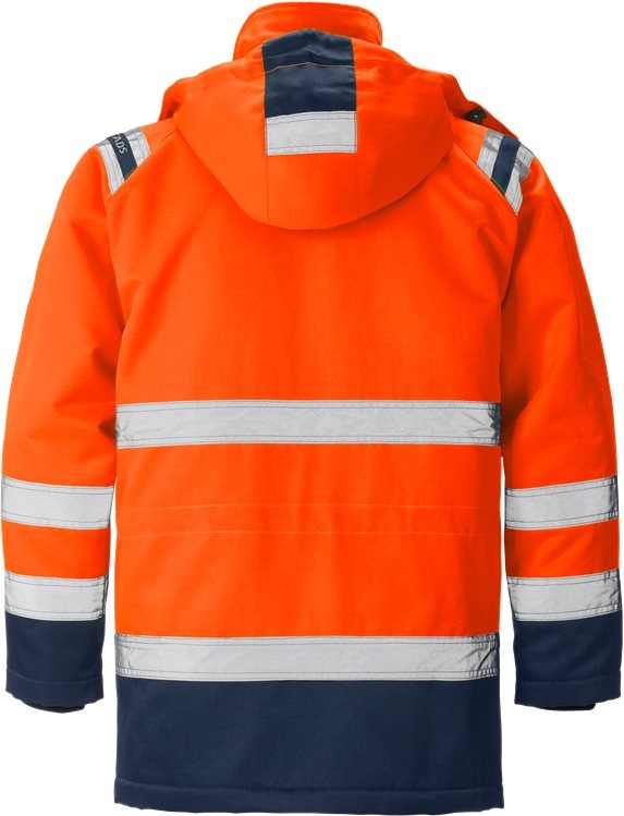 FristadsWarnschutz-JackeHighVisWinterparkaKl34042PPWarnschutz-OrangeMarine