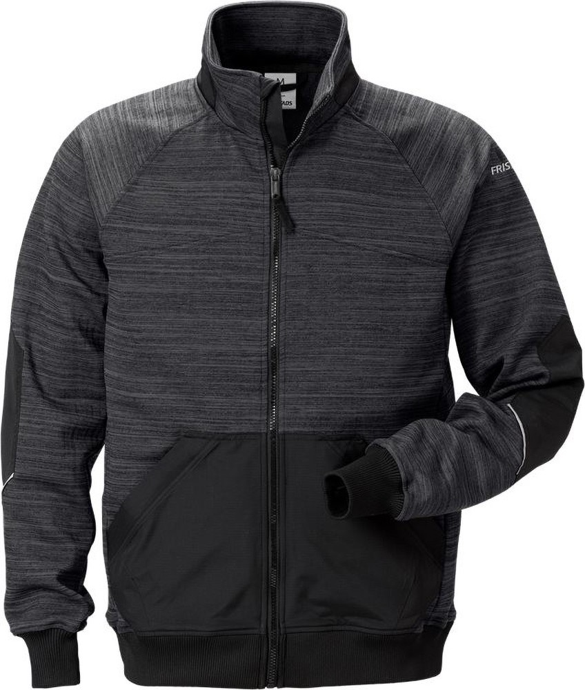 FristadsSweatjacke7052SMPGrauSchwarz-XXS
