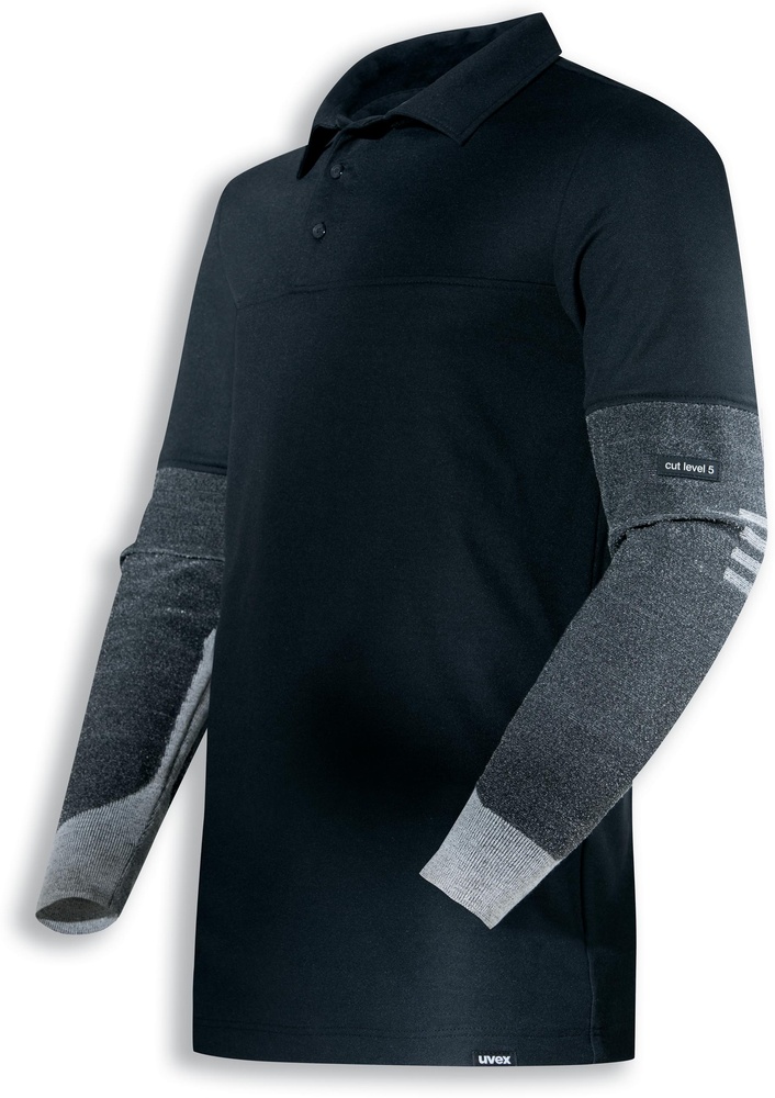 UvexPoloshirtCut5Xl17267Schwarz-5XL